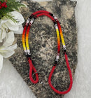 Rainbow Beaded Lanyard