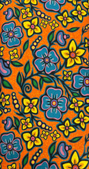 Ojibway Floral Fabric By Jackie Traverse 3