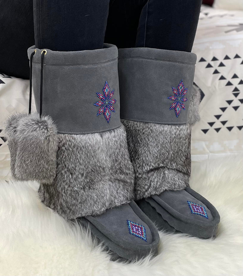 Leather Mukluks & Gloves