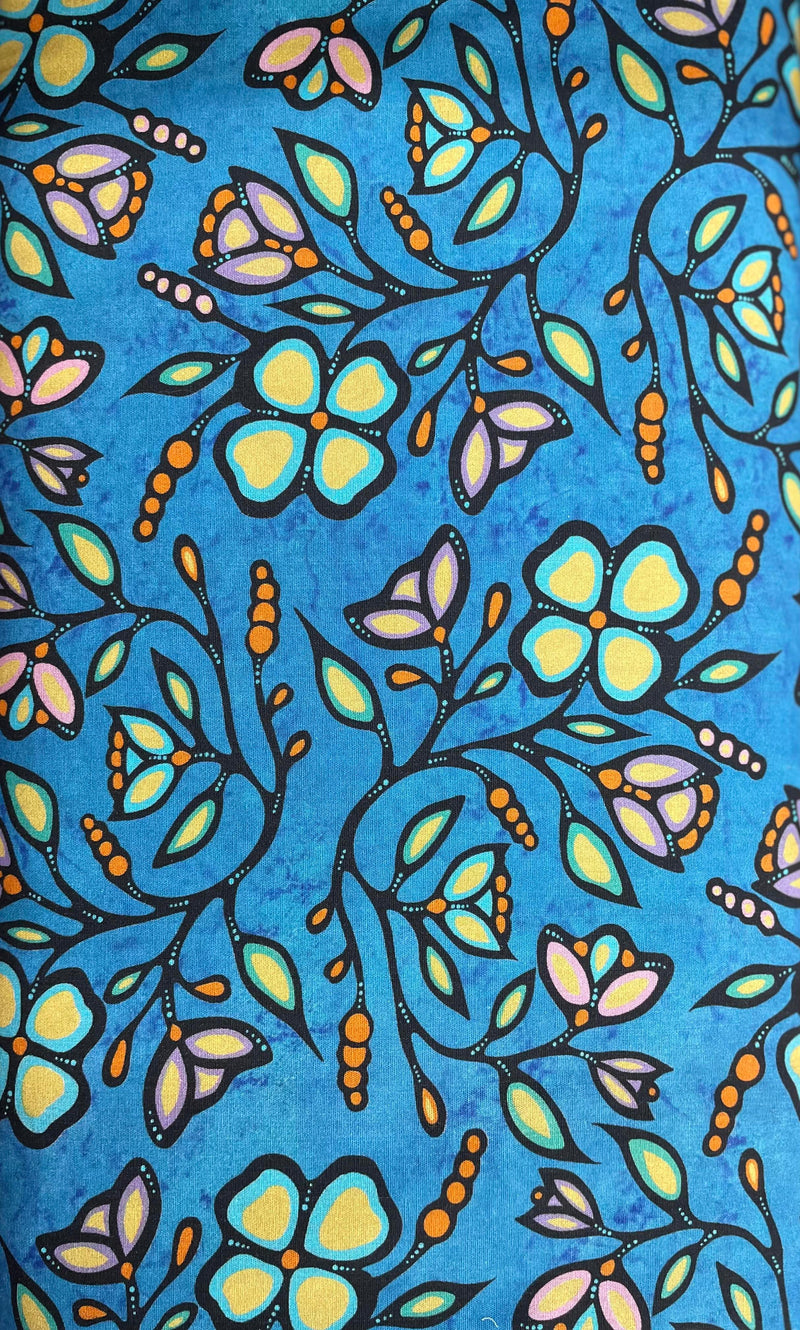Ojibway Floral Fabric By Jackie Traverse 1