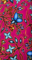 Ojibway Floral Fabric  By Jackie Traverse 2