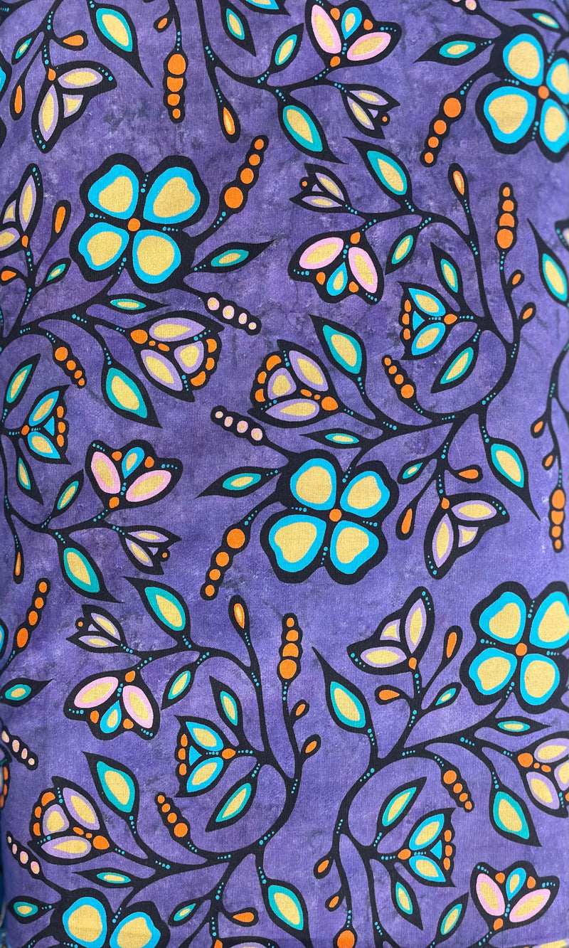 Ojibway Floral Fabric By Jackie Traverse 1