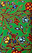 Ojibway Floral Fabric  By Jackie Traverse 2