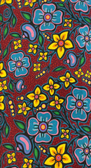 Ojibway Floral Fabric By Jackie Traverse 3
