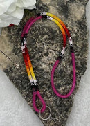 Rainbow Beaded Lanyard
