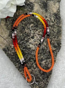 Rainbow Beaded Lanyard