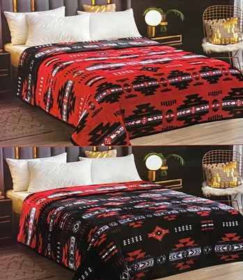 Neon Navajo Queen Reversible