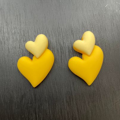 Double Heart Cabochons