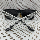 Sunglasses with Haida Art Printed Arms