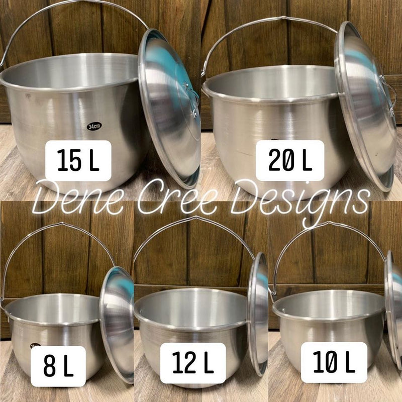 10 Piece Stainless Steel Pot Set