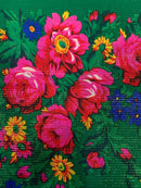 Metallic Floral Scarves