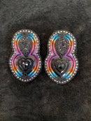 Teardrop/Heart Beaded Earrings