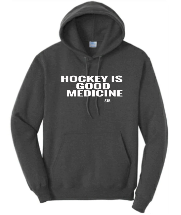 "Hockey Is Good Medicine" Unisex Hoodies