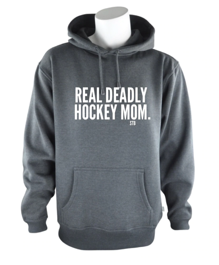 "Real Deadly Hockey Mom" Hoodies