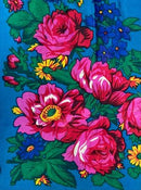 Non Metallic Floral Scarves