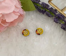 Beaded Stud Earrings