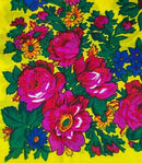 Non Metallic Floral Scarves