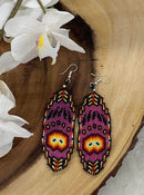 Beaded Bear Paw Earrings