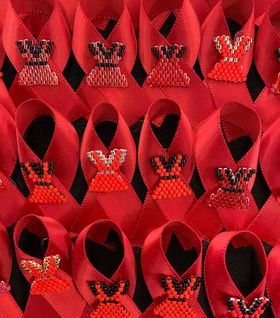 Red Dress Pins