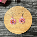 Beaded Turtle Earrings on Hooks
