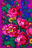 Non Metallic Floral Scarves