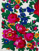 Non Metallic Floral Scarves