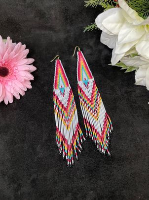 Colourful Chandelier Earrings