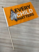 Orange ECM Handheld Flags