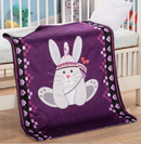 Sherpalined Animal Baby Blanket