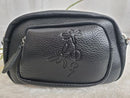 Leather Embossed Crossbody Purse