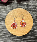 Beaded Turtle Earrings on Hooks
