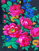 Non Metallic Floral Scarves