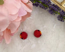 Beaded Stud Earrings