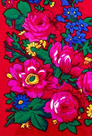 Non Metallic Floral Scarves