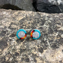 Beaded Stud Earrings